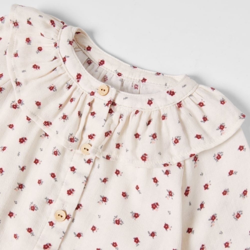 Zara Printed Blouse - Picture 3 of 9